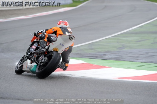2010-05-08 Monza 0180 - La Roggia - Superstock 1000 - Free Practice - Nico Vivarelli -  KTM 1190 RC8 R